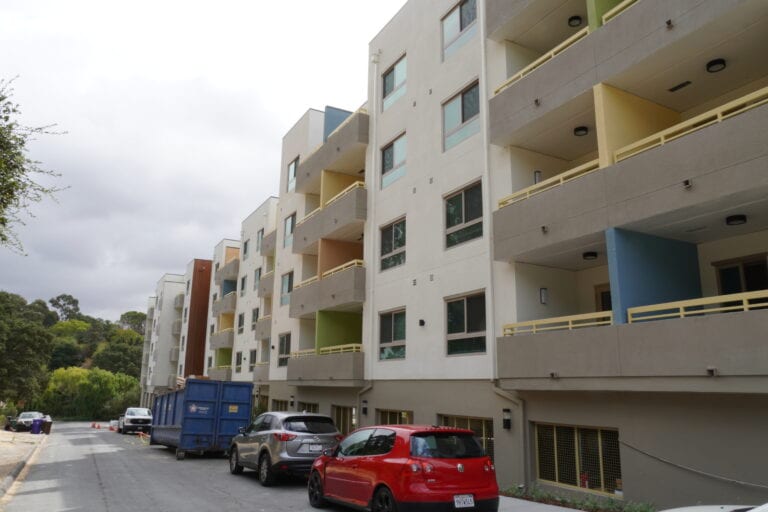 Milgard windows and aluminum siding on Vista Wood multifamily building