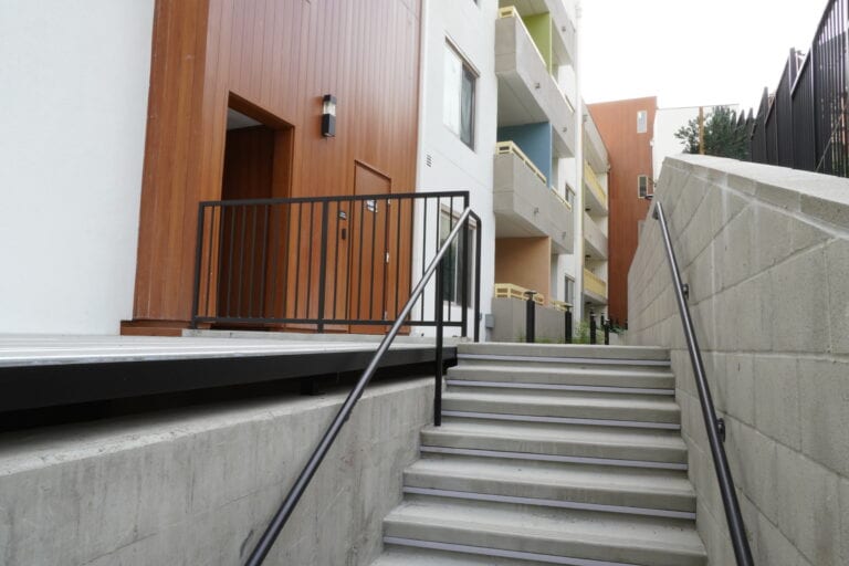 Milgard windows and aluminum siding on Vista Wood multifamily building