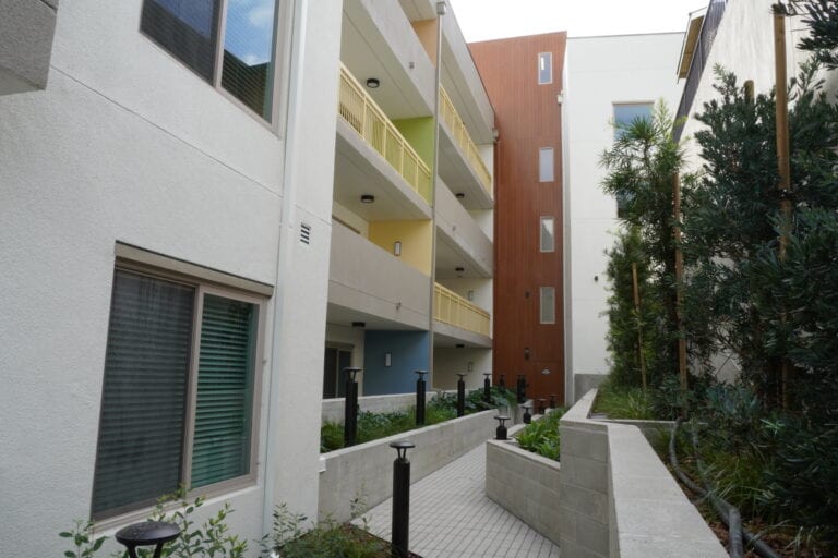 Milgard windows and aluminum siding on Vista Wood multifamily building