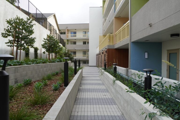 Milgard windows and aluminum siding on Vista Wood multifamily building