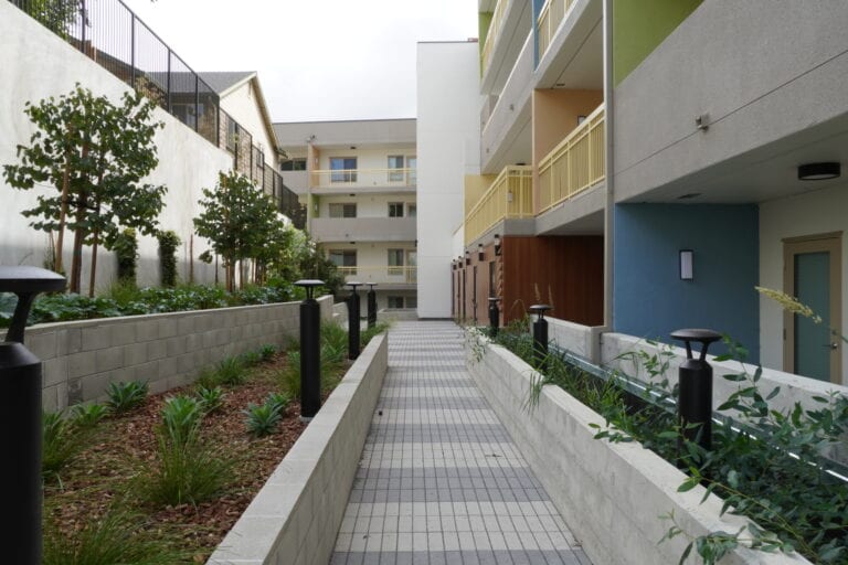 Milgard windows and aluminum siding on Vista Wood multifamily building