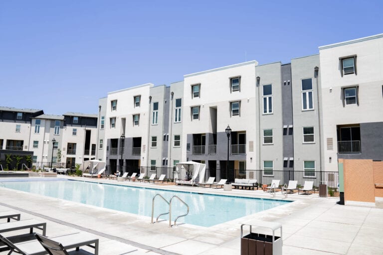 Maven on Broadway commercial siding and window project in Sacramento by Heritage Exteriors