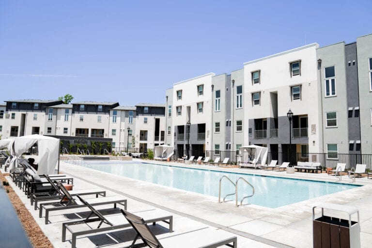 Maven on Broadway commercial siding and window project in Sacramento by Heritage Exteriors