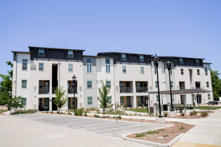 Multifamily exterior renovation at Maven on Broadway 29th Street Sacramento