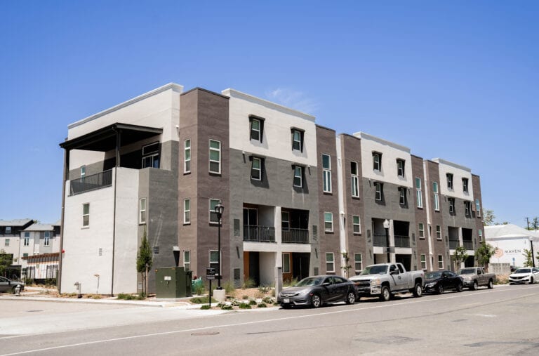 Maven on Broadway commercial siding and window project in Sacramento by Heritage Exteriors