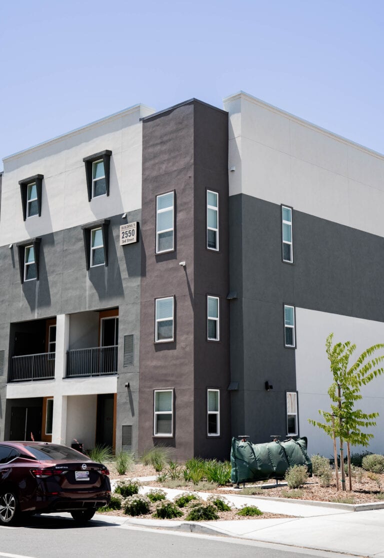Multifamily exterior renovation at Maven on Broadway 29th Street Sacramento