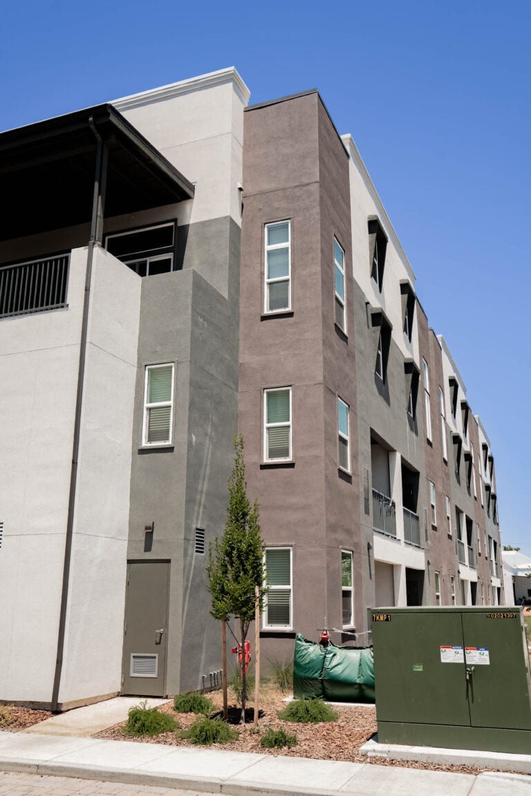Maven on Broadway commercial siding and window project in Sacramento by Heritage Exteriors