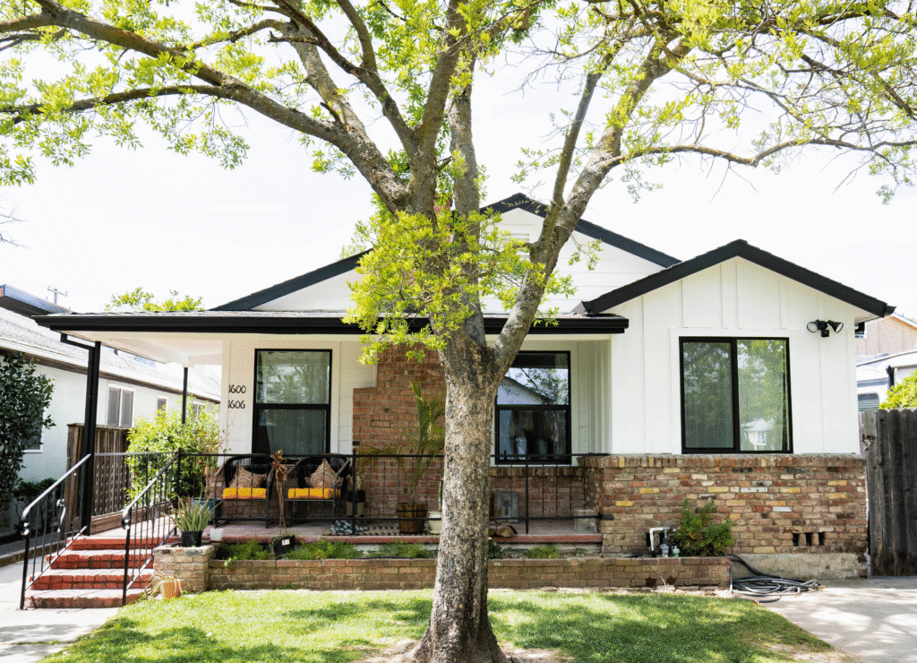Completed James Hardie lap siding installation on Sacramento residential property