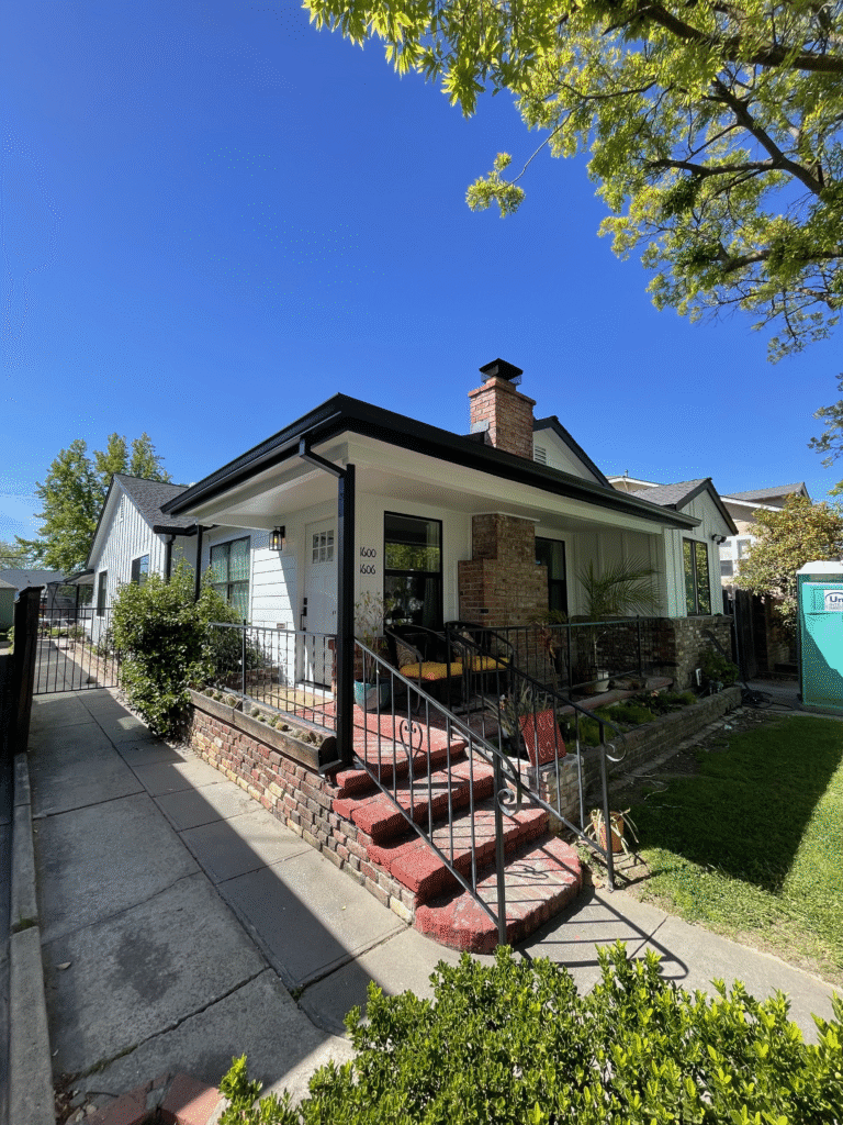 Completed James Hardie lap siding installation on Sacramento residential property