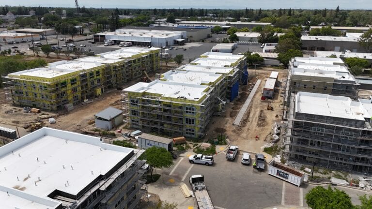 Township 9 commercial siding installation in Sacramento by Heritage Exteriors