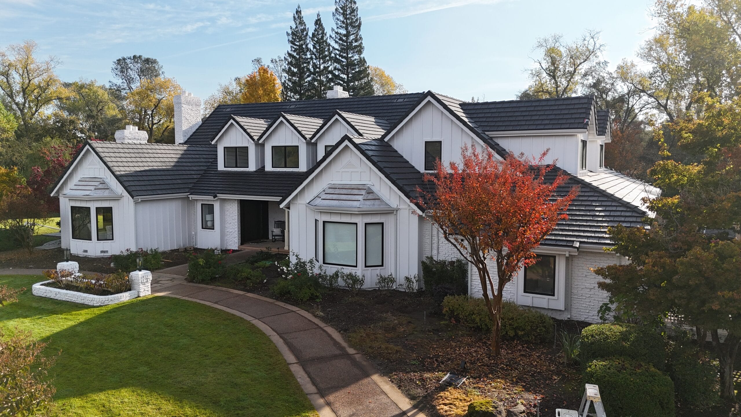 James Hardie fiber cement siding installation on Granite Bay home — front elevation by Heritage Exteriors