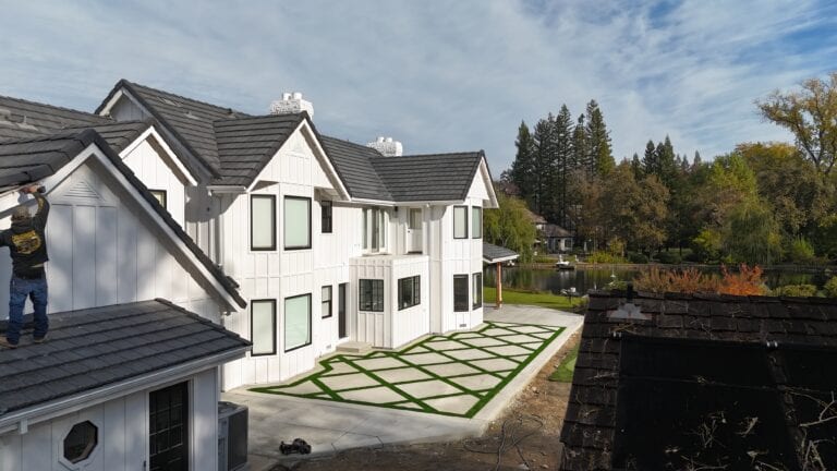 James Hardie fiber cement siding installation on Granite Bay home — front elevation by Heritage Exteriors