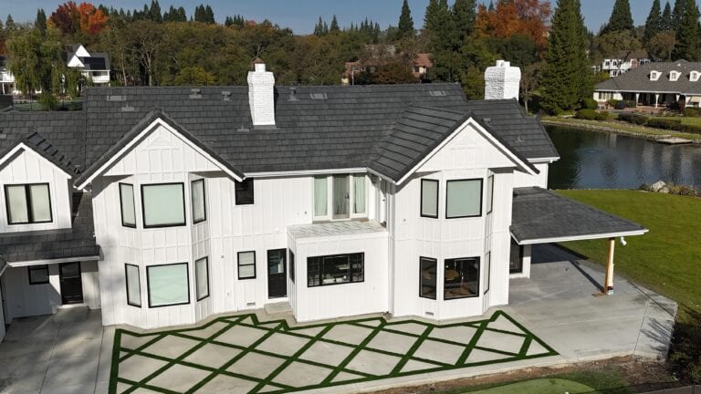 James Hardie fiber cement siding installation on Granite Bay home — front elevation by Heritage Exteriors