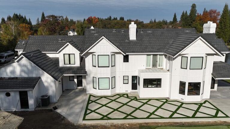 James Hardie fiber cement siding installation on Granite Bay home — front elevation by Heritage Exteriors