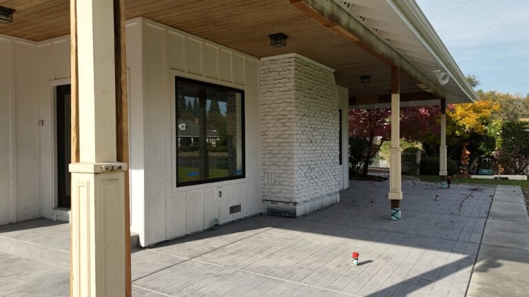 James Hardie fiber cement siding installation on Granite Bay home — front elevation by Heritage Exteriors