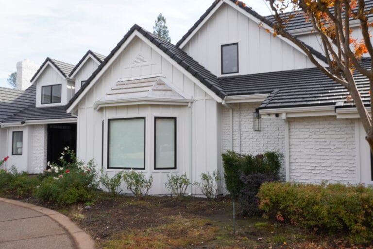 James Hardie fiber cement siding installation on Granite Bay home — front elevation by Heritage Exteriors