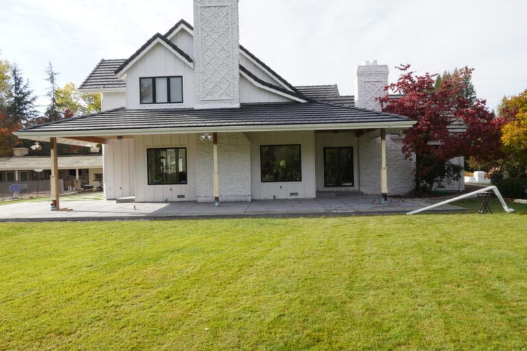 James Hardie fiber cement siding installation on Granite Bay home — front elevation by Heritage Exteriors