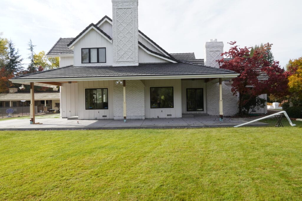 James Hardie fiber cement siding installation on Granite Bay home — front elevation by Heritage Exteriors