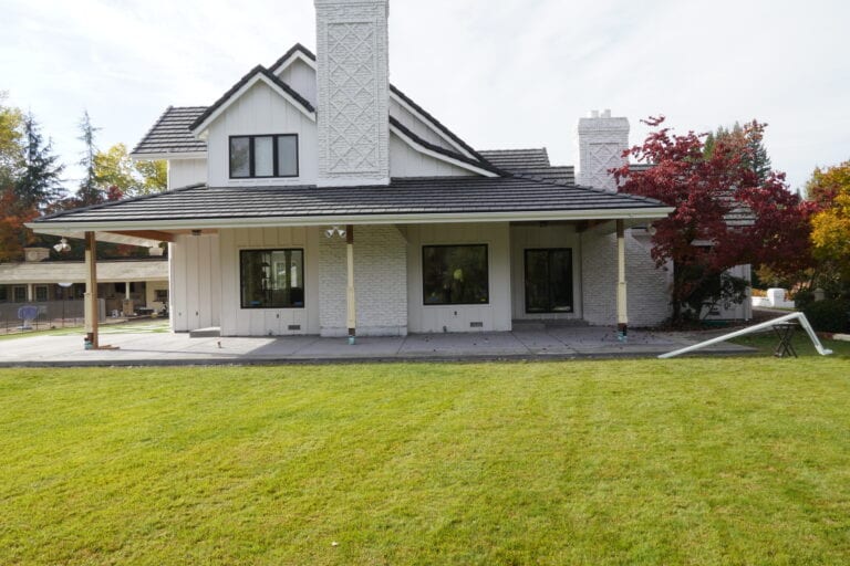 James Hardie fiber cement siding installation on Granite Bay home — front elevation by Heritage Exteriors