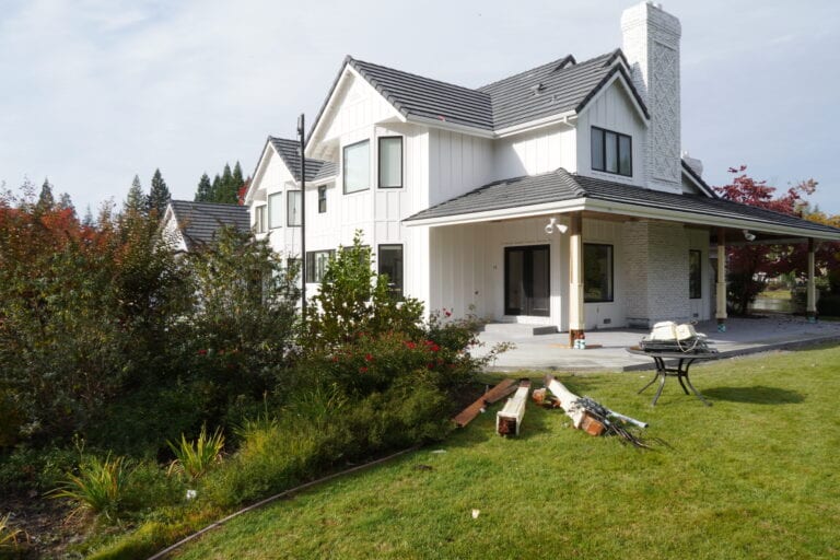 James Hardie fiber cement siding installation on Granite Bay home — front elevation by Heritage Exteriors