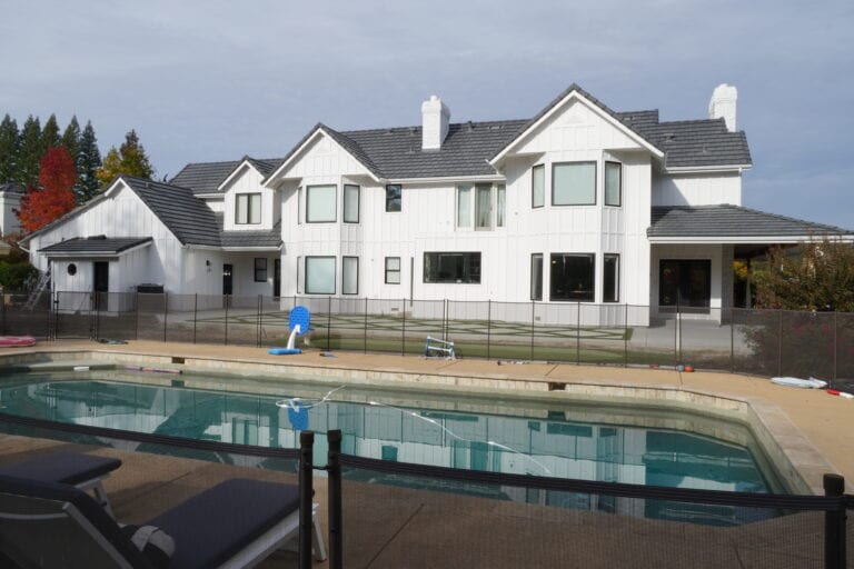 James Hardie fiber cement siding installation on Granite Bay home — front elevation by Heritage Exteriors