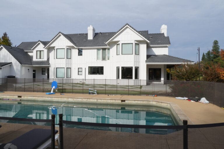 James Hardie fiber cement siding installation on Granite Bay home — front elevation by Heritage Exteriors