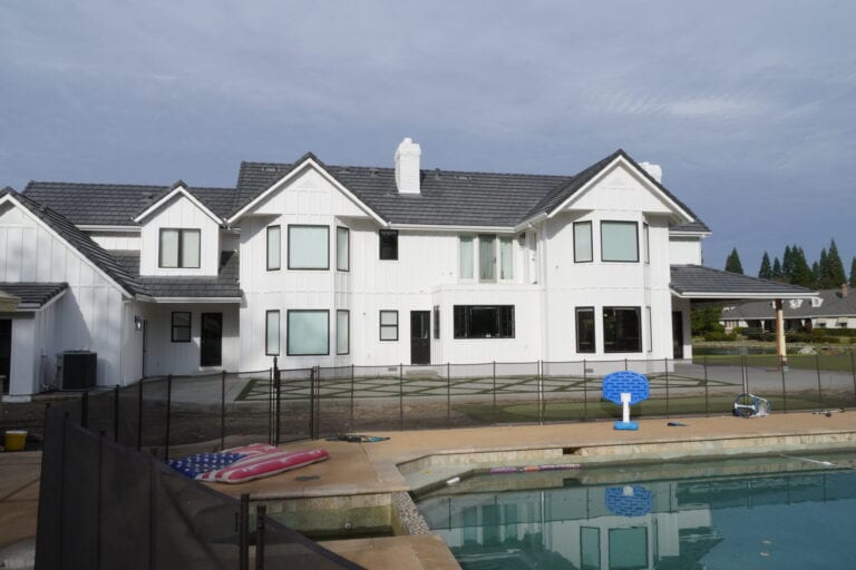 James Hardie fiber cement siding installation on Granite Bay home — front elevation by Heritage Exteriors