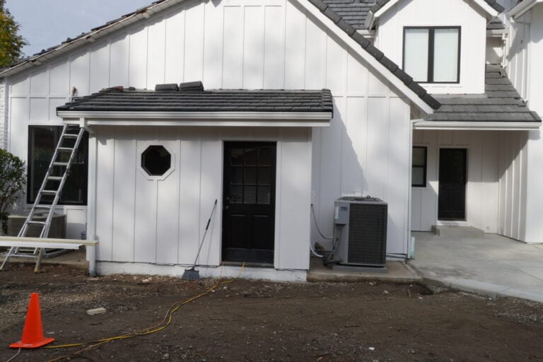 James Hardie fiber cement siding installation on Granite Bay home — front elevation by Heritage Exteriors