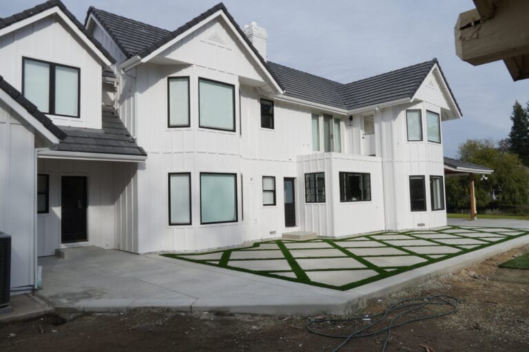 James Hardie fiber cement siding installation on Granite Bay home — front elevation by Heritage Exteriors