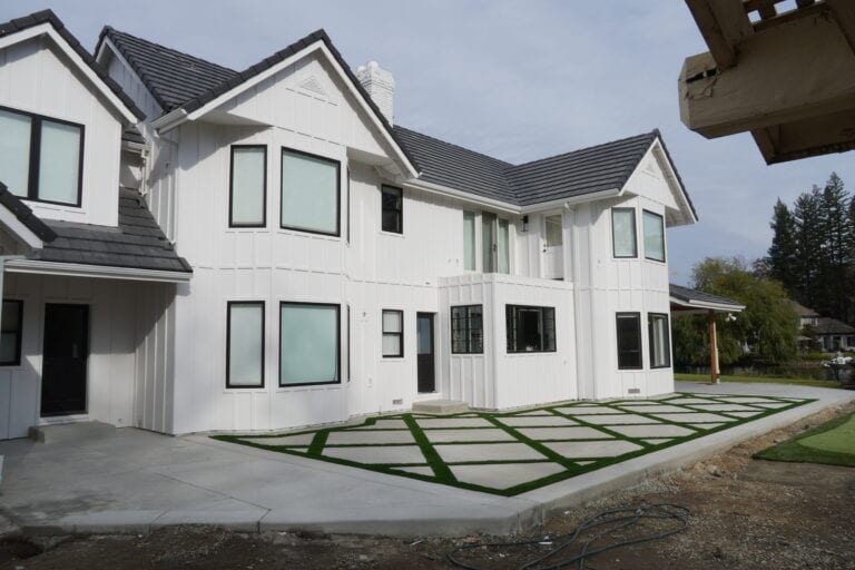 James Hardie fiber cement siding installation on Granite Bay home — front elevation by Heritage Exteriors