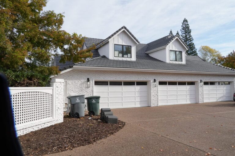 James Hardie fiber cement siding installation on Granite Bay home — front elevation by Heritage Exteriors