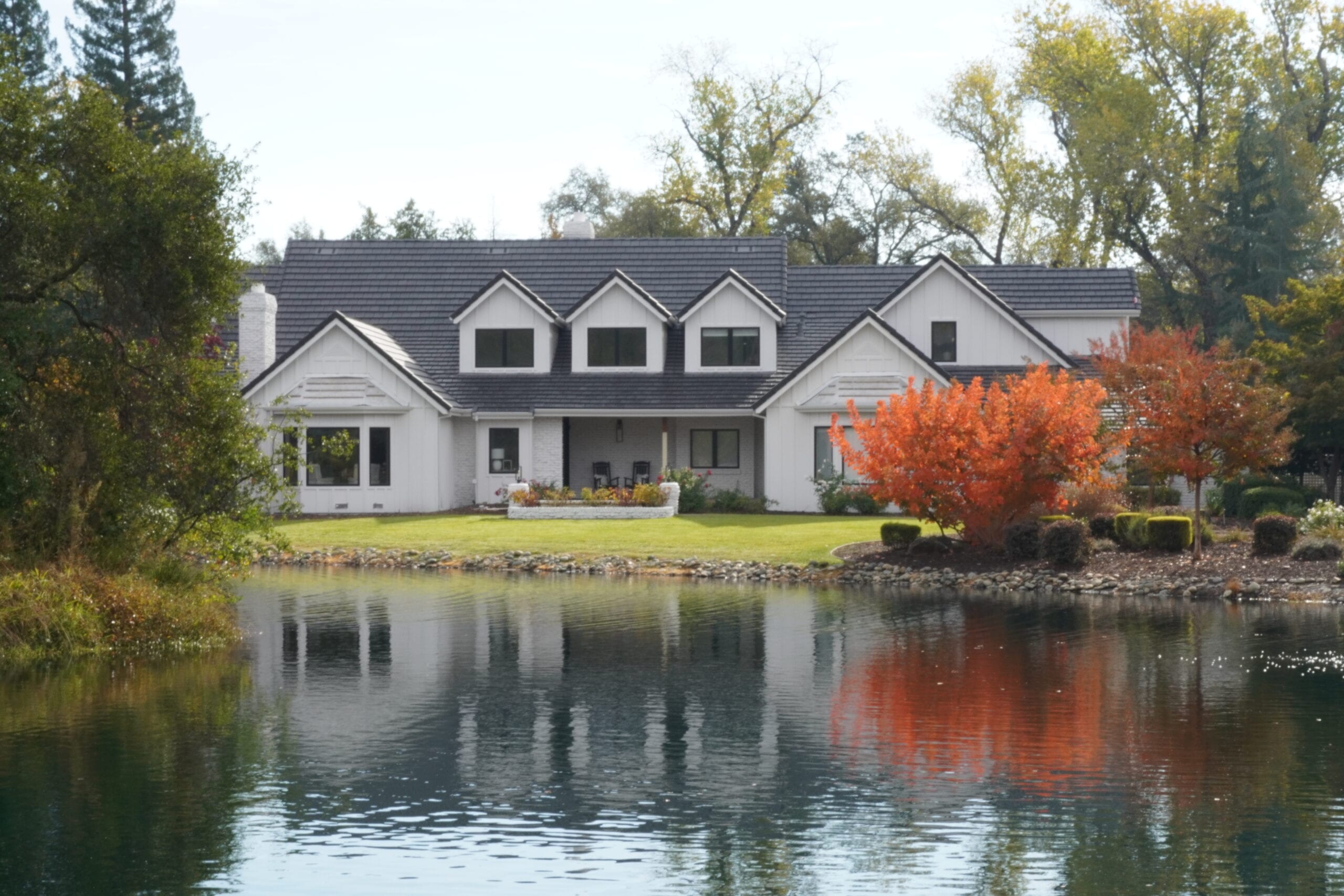 James Hardie fiber cement siding installation on Granite Bay home — front elevation by Heritage Exteriors