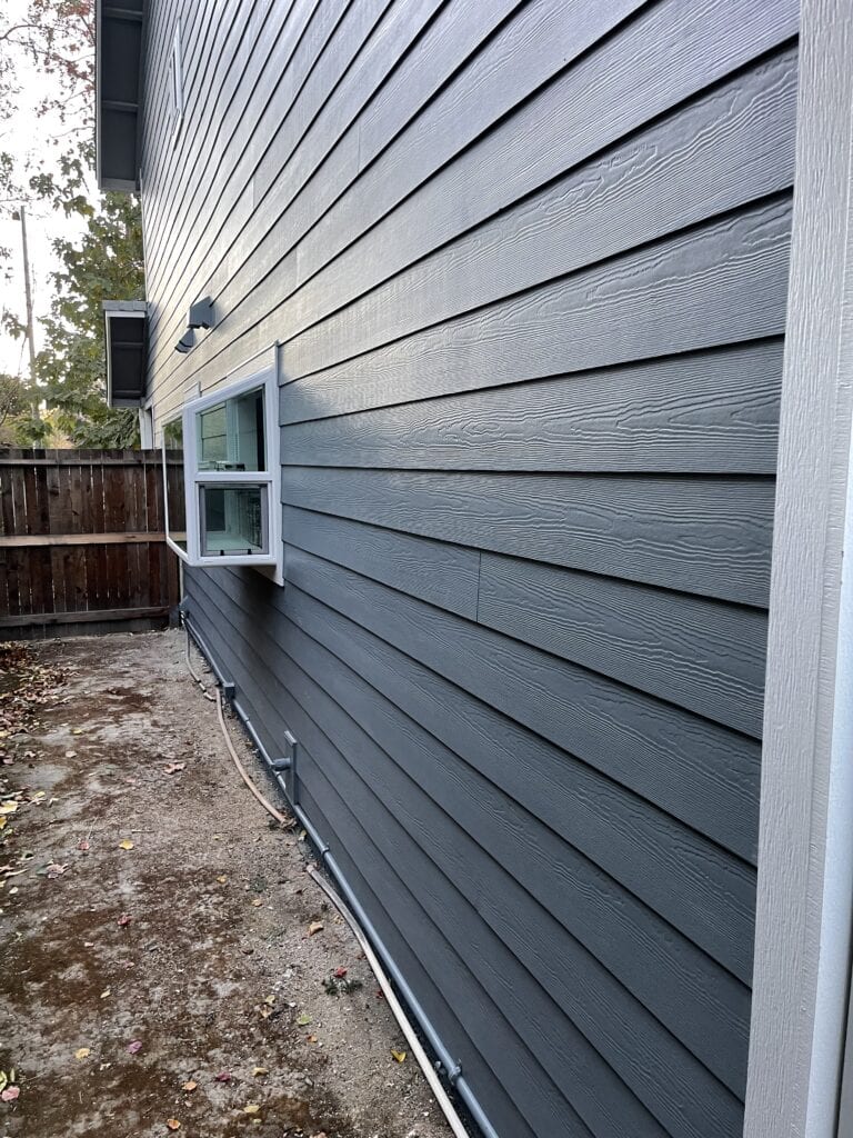 James Hardie fiber cement siding project in Davis CA by Heritage Exteriors