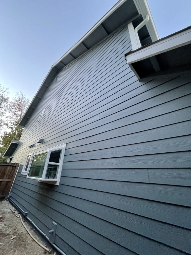 James Hardie fiber cement siding project in Davis CA by Heritage Exteriors