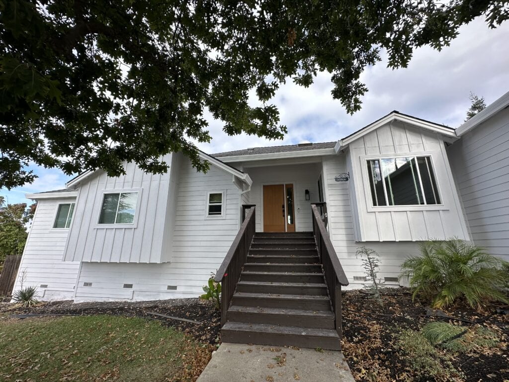 James Hardie fiber cement siding installation in Folsom CA by Heritage Exteriors