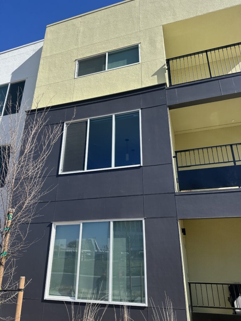 Large-scale multifamily siding project at Township 9 Sacramento
