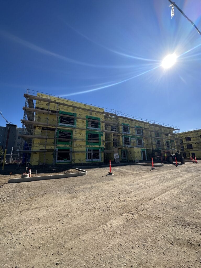 Large-scale multifamily siding project at Township 9 Sacramento
