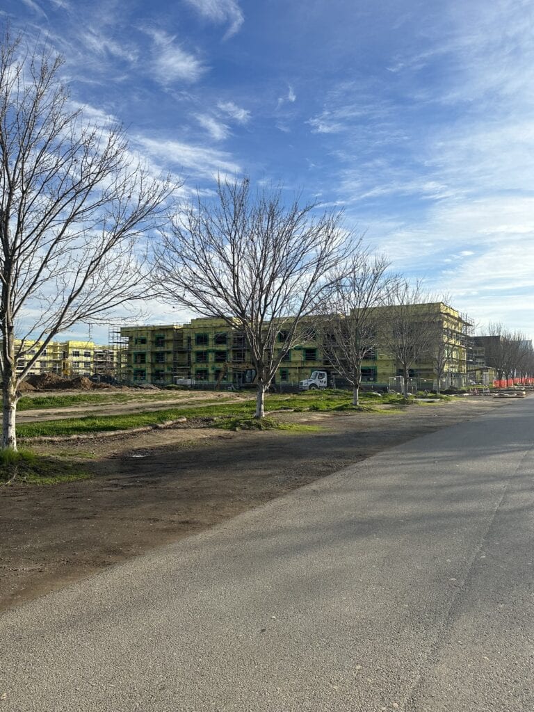 Large-scale multifamily siding project at Township 9 Sacramento