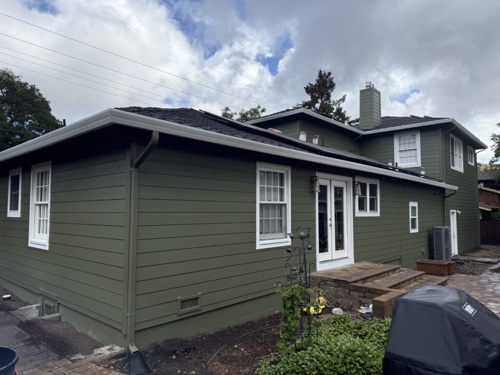 James Hardie siding installation on Lafayette CA home by Heritage Exteriors