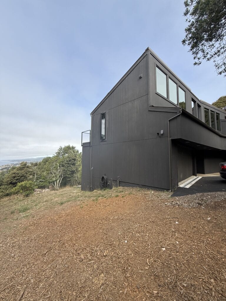 Modern home in Sea Ranch with James Hardie fiber cement siding — ocean climate rated
