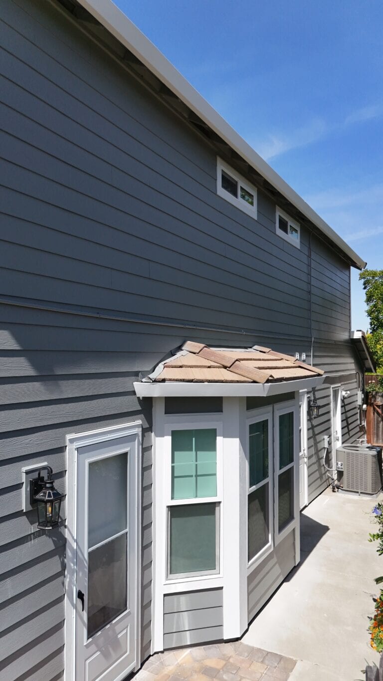 James Hardie fiber cement siding on Fairfield CA home — completed project by Heritage Exteriors