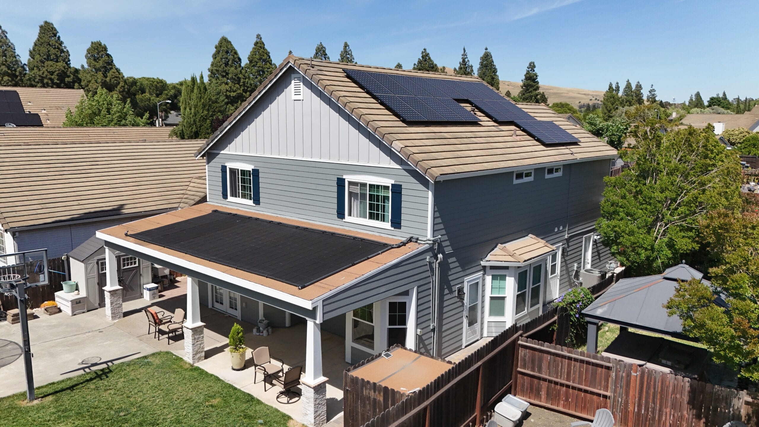 James Hardie fiber cement siding on Fairfield CA home — completed project by Heritage Exteriors