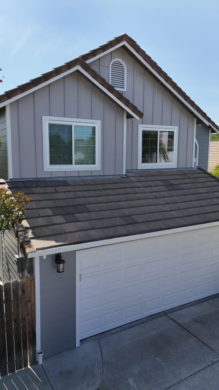 James Hardie fiber cement siding on Fairfield CA home — completed project by Heritage Exteriors