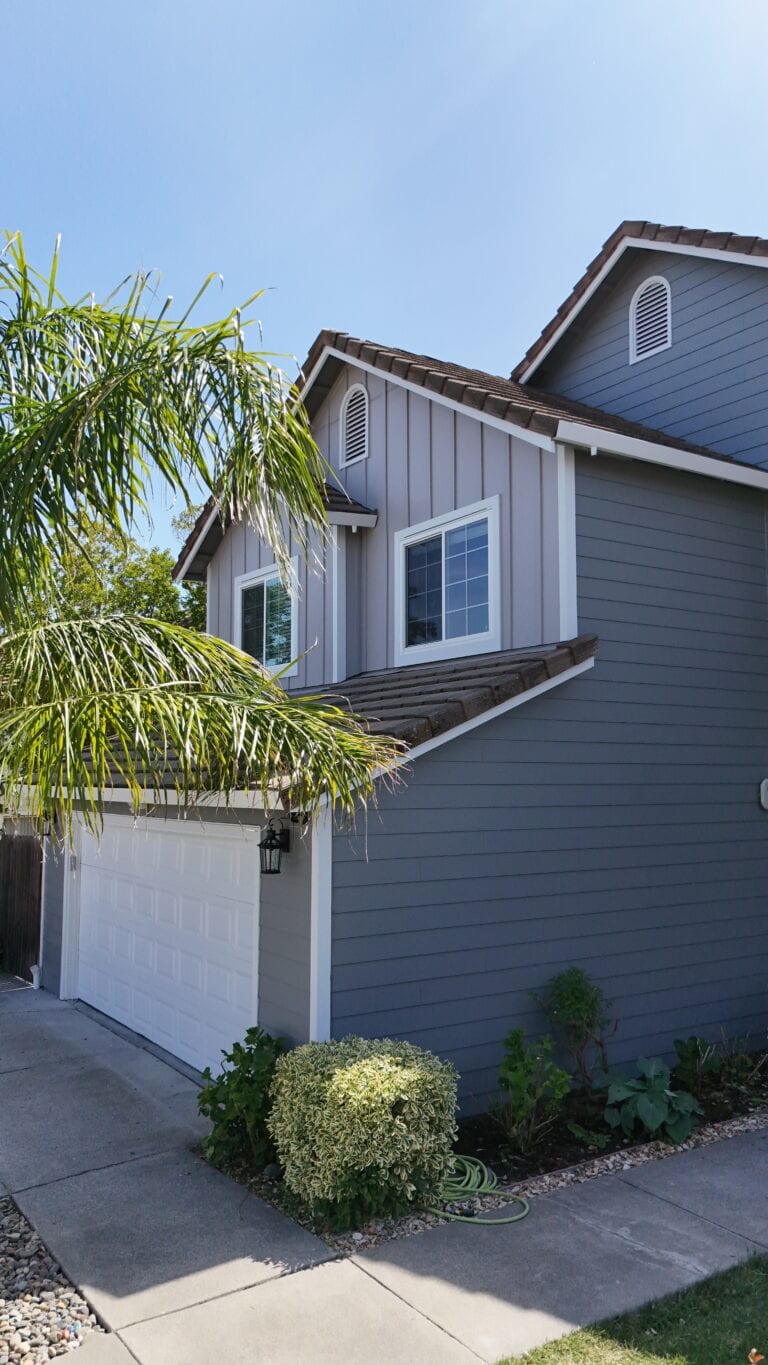 James Hardie fiber cement siding on Fairfield CA home — completed project by Heritage Exteriors