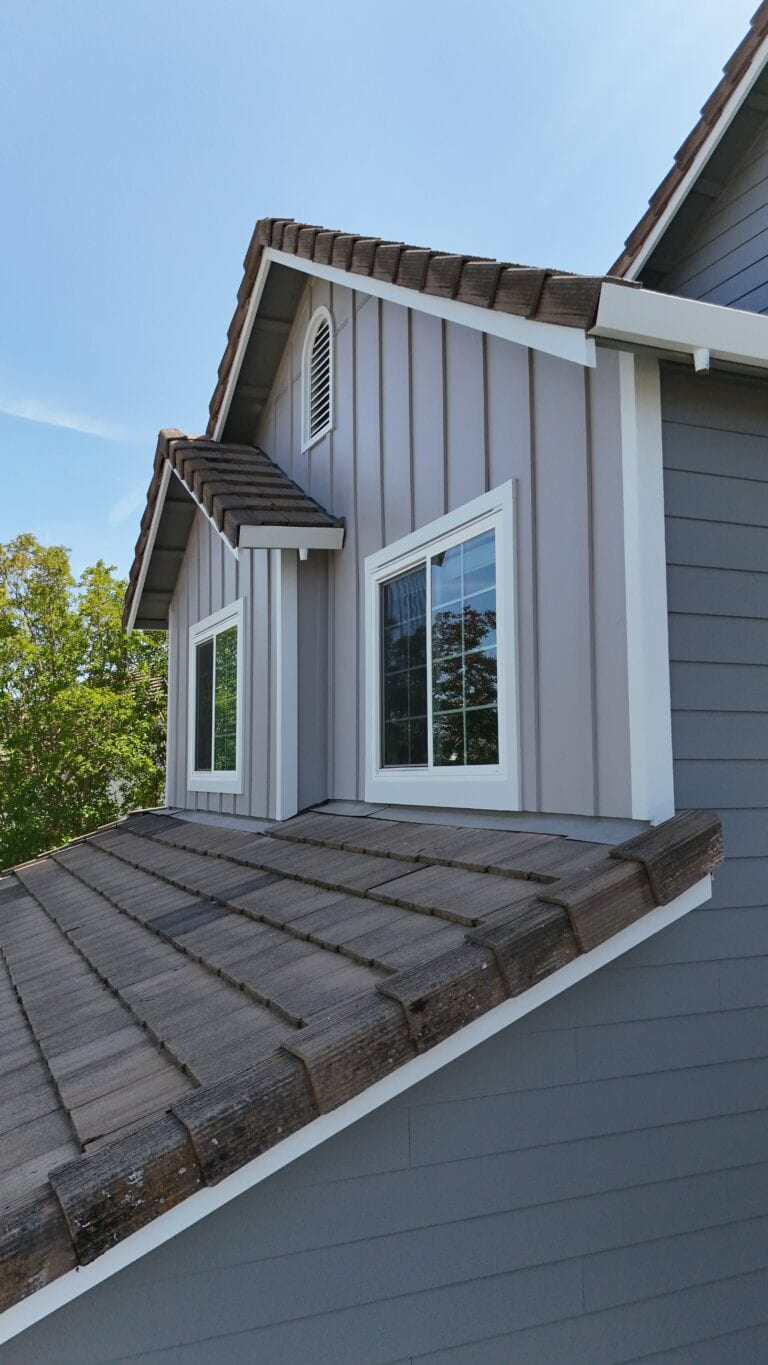James Hardie fiber cement siding on Fairfield CA home — completed project by Heritage Exteriors