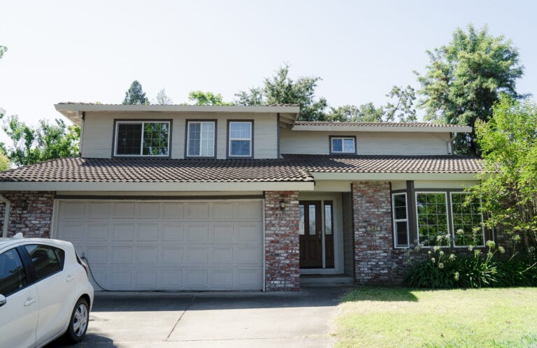 James Hardie lap siding on Carmichael CA home — project by Heritage Exteriors