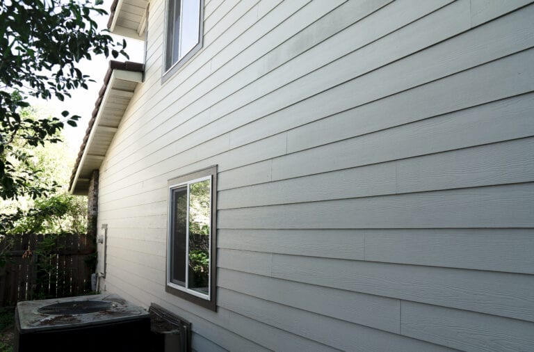 Completed siding replacement in Carmichael California showing new fiber cement exterior